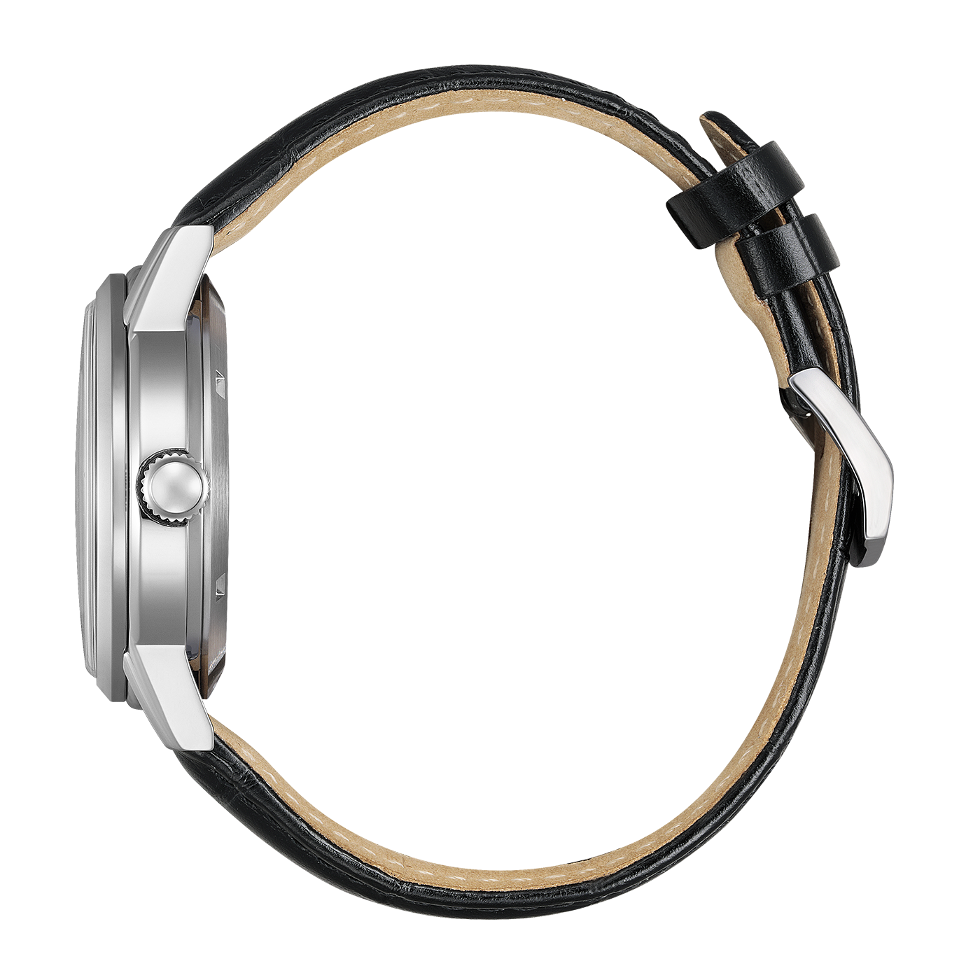 NJ0210-05E Mies Nahka musta ⌀ 40mm