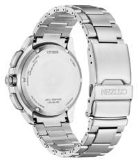 Hopeisen Citizen Eco-Drive -kellon takaosa
