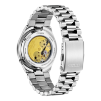 Citizen-kellon takaosa, teräs, safiiri, Japanin koneisto, 8210-A5KDL02, 123456789, W.R.5BAR