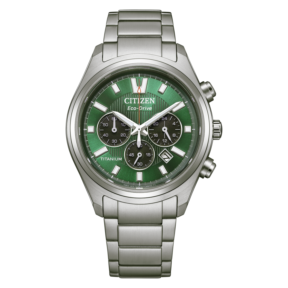 CA4750-51X Mies Super Titanium ™ Eco-Drive vihreä ø 40mm