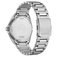 Citizen-kellon takaosa, ruostumaton teräs, Eco-Drive, Japanin liike, W.R. 10BAR, J810-00C7D1