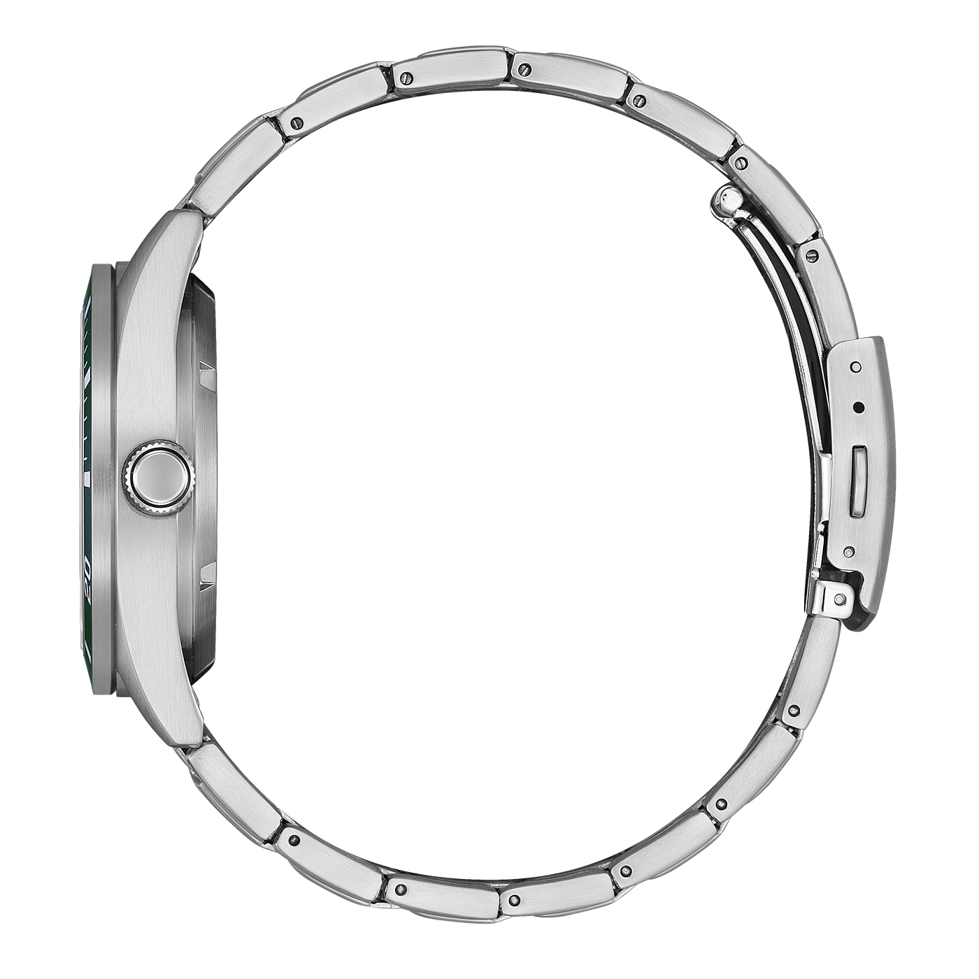 NJ0220-52X Mies Ruostumaton teräs vihreä ⌀ 38.5mm