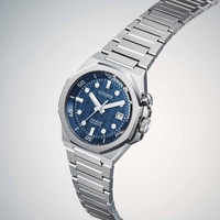 Citizen Series 8 automaattikello, sininen kellotaulu ja teräsranneke