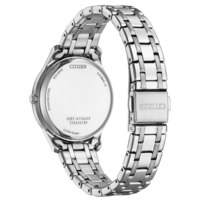 Citizen-kellon takaosa, ruostumaton teräs, Eco-Drive, Japanin koneisto, W.R.5BAR