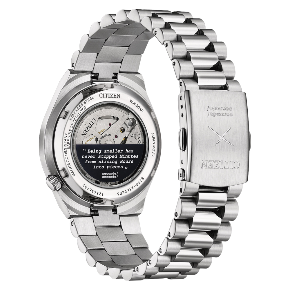 NJ0157-81L Mies Ruostumaton teräs sininen ⌀ 40mm