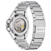 Citizen-kello, ruostumaton teräs, rajoitettu erä, safiirikristalli, valmistettu Japanissa.