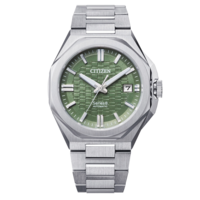 NB6080-51W Mies Ruostumaton teräs vaaleanvihreä ⌀ 39.85mm