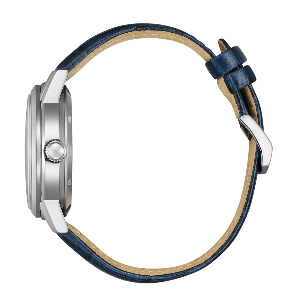 NJ0210-13L Mies Nahka sininen ⌀ 40mm