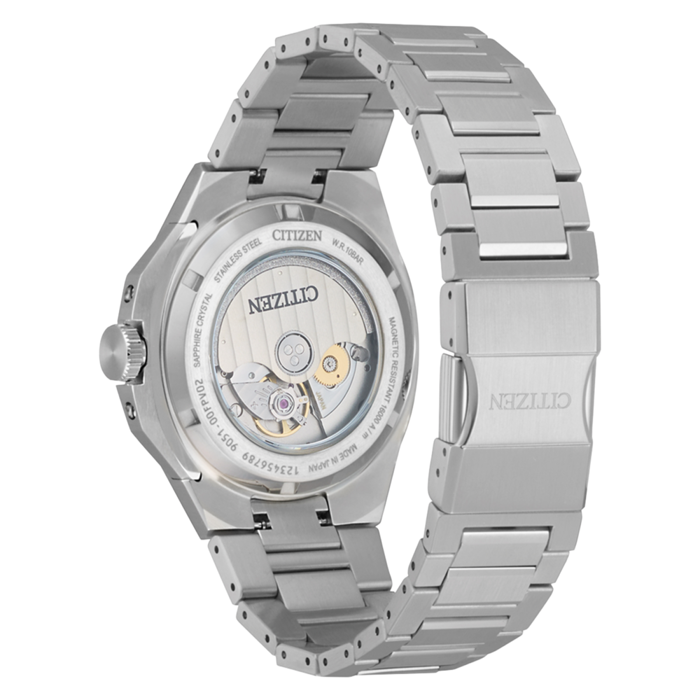 NB6080-51W Mies Ruostumaton teräs vaaleanvihreä ⌀ 39.85mm