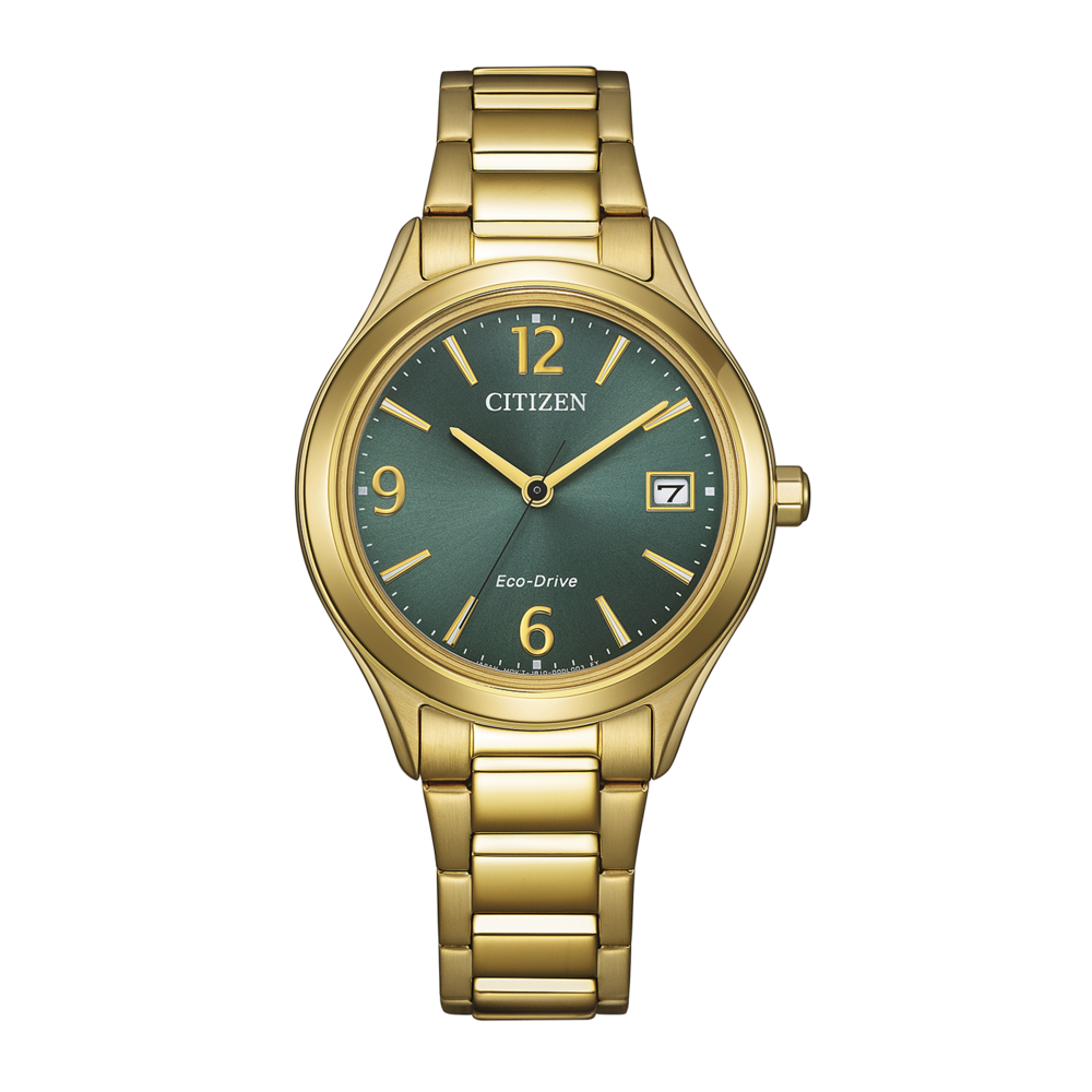 FE6122-64X Nainen Ruostumaton teräs vihreä ⌀ 33.5mm