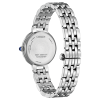Citizen-kellon takaosa, ruostumaton teräs, safiirikristalli, Eco-Drive, Japan movt.
